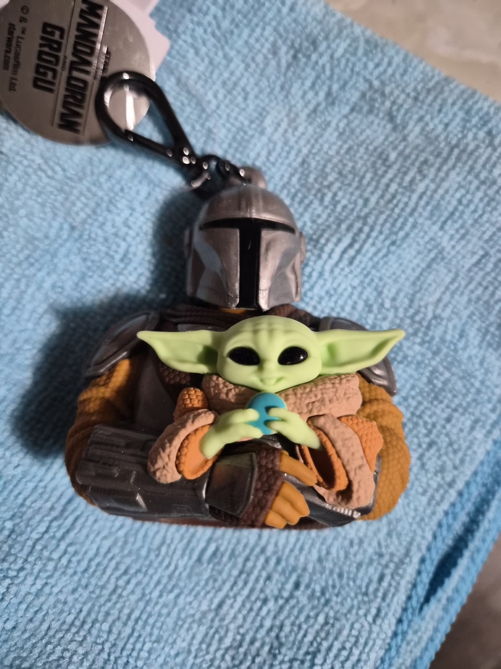 Bath & Body Works Star Wars The Mandalorian Grogu Green & Brown Keychain Holder